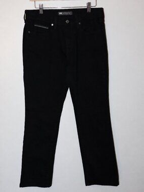 Levi's 514 Straight Leg Women's Black Stretch Jeans Size 8S W29 L30